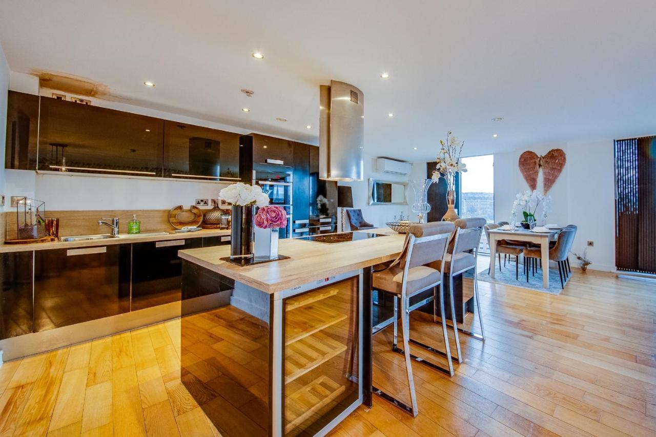 Spacious 3-Bed Penthouse With City Sky Line Views Sheffield Zewnętrze zdjęcie